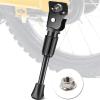 IPETRK Kickstand for Kids Bike 16 inch, Easy Install Rear Axle Mount Bike Kickstand for Boys & Girls Bike, Sturdy Aluminum Alloy Training Wheels Replacement with Non-Slip Foot (Black) view 1