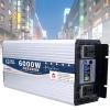 Pure Sine Wave Power Inverter DC 12V to AC 230V/240V Converter Controller & Dual AC outlets & USB for RV Truck Car,6000W-48Vto220V view 1