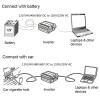 Pure Sine Wave Power Inverter DC 12V to AC 230V/240V Converter Controller & Dual AC outlets & USB for RV Truck Car,6000W-48Vto220V view 4