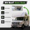 WTNYOU RV Roof Vent Seal 102" RV Seal Replacement for Ventline, Hengs and Camco Roof Vent Vinyl Seals view 4