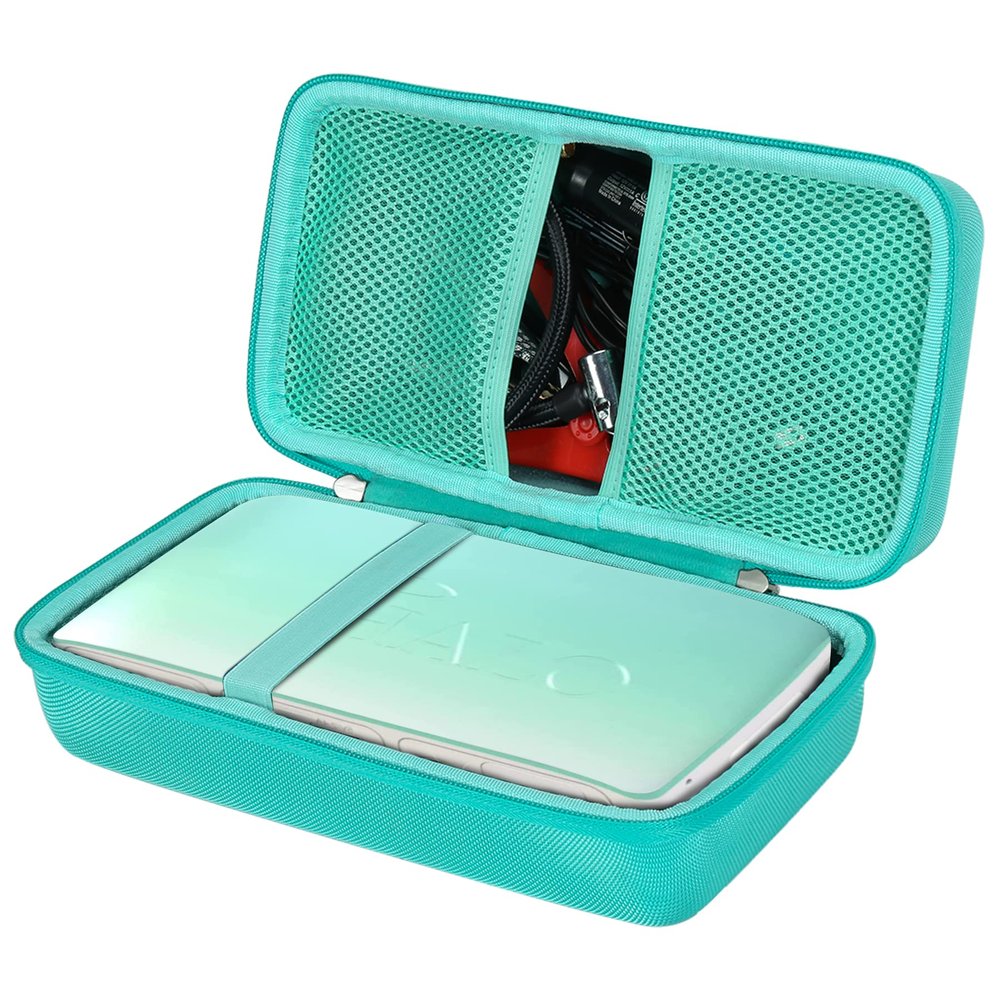 khanka Hard Travel Case Replacement for Halo Bolt 58830/57720 / Air 58830 / ACDC Max 55500 mWh Portable Emergency Power Kit, Portable Phone Laptop Charger, Case Only (Teal)