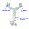 Sturdy Built Jet Ski Winch Stand Support Double Support Bow Stand for 2 inch Post view 4