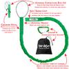 TowWhee - E-Bike/Adult Connect Strap Bike Bungee Tow Rope | MTB & Cycling Stretch Pull Strap | Compatible with Any Bicycle (Adult Green Connect Kit) - Made in The USA view 3