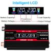 Power Inverter 300 Watt, Car/Home 12V Dc to 110/220V Ac Converter, with Dual Smart Fans, for Home, Rv, Boat, Emergency,Black-220V view 3