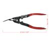 X AUTOHAUX 1pcs Universal Car Trim Clip Plier Tool Door Panel Trim Clip Removal Tool Red view 3
