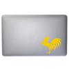 Dark Spark Decals Stylized Handsome Rooster 7 inch Yellow Indoor Outdoor Vinyl Decal view 3