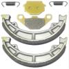 Master Chen Front Rear Brake Pads Shoes for Suzuki GN 125 1994 1995 1996 1997 1998 1999 2000 2001 - GN125 HS LC6PCJB1 2002 2003 2004 2005 2006 2007 2008 2009 2010 - GS 125 ESR/ESX 1995-2000 602 FA67 view 1