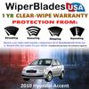 Wiper Blades fits Hyundai Accent 2010 Set/3 w/1yr Wear Warranty -EZ Install view 3