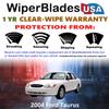 Wiper Blades fits Ford Taurus 2004 Set/2 w/1yr Wear Warranty -Easy Install view 3
