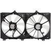 Radiator Condenser Fan Assembly Cooling Fan Driver Passenger Side/LH RH 328270 KFKGF Universal Slim Fan Push Pull Radiator Condenser Fan Assembly Cooling 12V Mount Kit 2007-2011 for Toyota for Camry view 2