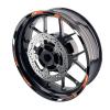 KETABAO ARROW Wheel Rim Stripe 17 inch Decal Stickers Compatible with ZX6R Ninja 636 600 15 16 17 18 19 20 21 22 Orange view 1