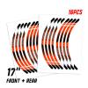 KETABAO ARROW Wheel Rim Stripe 17 inch Decal Stickers Compatible with ZX6R Ninja 636 600 15 16 17 18 19 20 21 22 Orange view 2