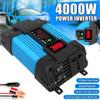 FONOBO 4000W/6000W Pure Sine Wave Power Inverter Dc 12V to 110V/220V, with 2 Alligator Battery Clamp, for Car Rv Boat Solar Power,4000W-110V view 2