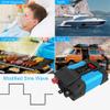 FONOBO 4000W/6000W Pure Sine Wave Power Inverter Dc 12V to 110V/220V, with 2 Alligator Battery Clamp, for Car Rv Boat Solar Power,4000W-110V view 3