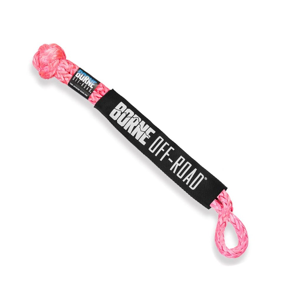 Mishimoto Borne Off-Road Soft Shackle, 7/16", Hot Pink