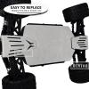 RCMYou Stainless Steel Front Center Rear Chassis Armor Skid Plate Set for 1/10 Vorteks 4x4 3S Blx 4WD,RC Upgrades Part Front Chassis & Center Chassis & Rear Chassis Hop Ups,Silver,Upgrade 2022 view 3