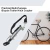 Mifyca Bike Trailer Hitch Coupler Universal Bicycle Trailer Hitch Adapter Attachment Quick Release Steel Linker Connector for Child Pet Cargo Bike Trailers view 4