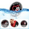Rescue Paw Badge Rated Car Emblem, 4 x 4 Automotive Badge Decals Stickers 3D Metal Car Round Emblem Decals Compatible with Jeep Wrangler Vehicles Trucks SUV + Mask Hook view 3