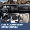PIT66 TPE Dash Cover Fit 2002-2005 Ram 1500/2003-2005 Ram 2500 3500 Blue view 3