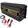 FONOBO Pure Sine Wave Inverter 2000W/2600W Power Inverter Dc 12/24V to 110/220V Ac Car Converter, with LCD Display, for Truck/Rv,2600W/12V-110V view 1