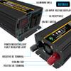 FONOBO Pure Sine Wave Inverter 2000W/2600W Power Inverter Dc 12/24V to 110/220V Ac Car Converter, with LCD Display, for Truck/Rv,2600W/12V-110V view 4