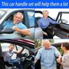 KOUNATSURI Car Door Handle for Elderly Car Assist Support Handle Multifunction Car Door Latch Bar for Seniors and Handicapped(Blue) view 3