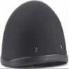 German Style Open Face Road Riding Beanie Helmet Low Profile Chopper Motorcycle Half Helmet = Small and Light Summer Cool Skull Cap for Adult Men and Wome DOT Approved -Matte black-2XL view 3