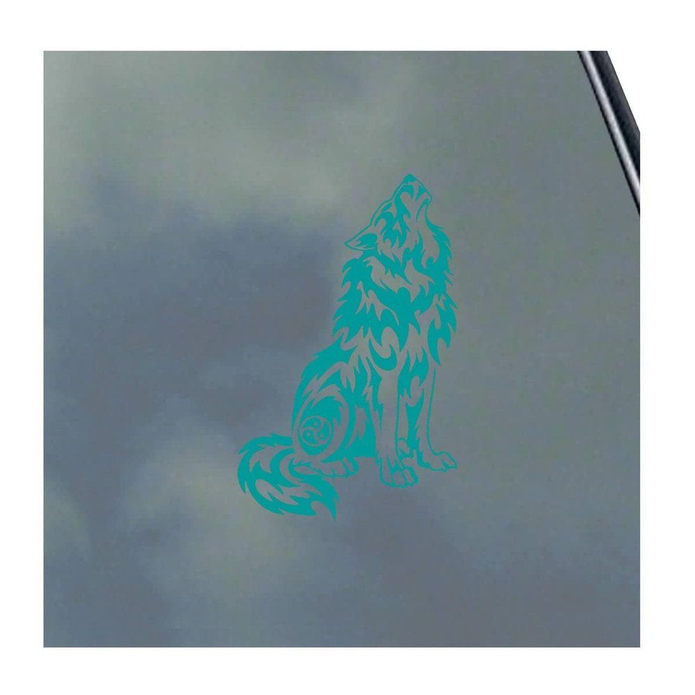 BDSM Wolf Howl Vinyl Sticker Decal S&M Kinky Love Master Slave Safe Word Kitten