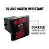 GRAPHICS & MORE Rutgers University Scarlet Knights Tow Trailer Hitch Cover Plug Insert view 2