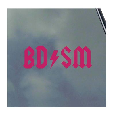 BDSM Lightning Vinyl Sticker Decal S&M Kinky Love Master Submissive Safe Word Rock n Roll