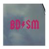 BDSM Lightning Vinyl Sticker Decal S&M Kinky Love Master Submissive Safe Word Rock n Roll view 1