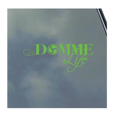 Domme Life Vinyl Sticker Decal BDSM Dominatrix Kinky Love Master Sub Safe Word Kitten