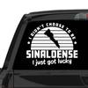 Mexico Decals for Trucks Sticker para Trocas Calcomania para Carro Frase Graciosa I Didn't Choose to be from Mexico Personalized (10" x 8.25", Sinaloa) view 1