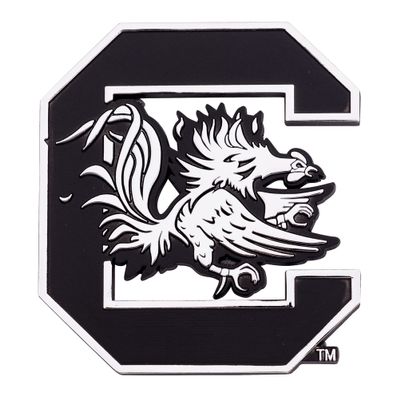 Desert Cactus University of South Carolina Metal 3D Auto Car Emblem Sticker Chrome Gamecocks USC Cocky Premium Truck Vehicle Emblems