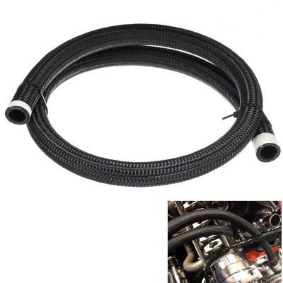 BULL BOOST PERFORMANCE 5 Ft 8AN AN8 (3/8") Universal Braided Stainless Steel Oil Fuel Gas Line Hose
