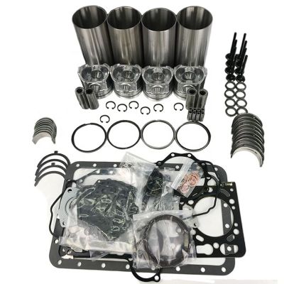 Wishbay Overhaul Rebuild Kit Compatible with Yanmar 4TNE84-JS 4TNE84-JG1 Engine PC40 PC50 Tractor Parts