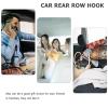 LIFKOME 4pcs Strawberry Backseat Hooks Durable Rhinestone Car Headrest Hangers for Stylish Vehicle Storage Chic Design for Organizing Bags and Accessories Cars view 4