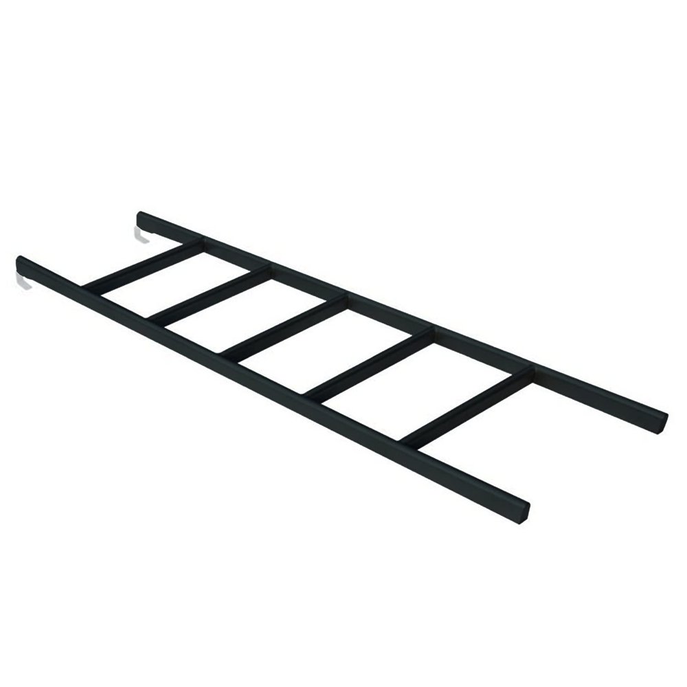 LXLZYXSF 70.8/68.8/67/65/63/61/59 Inch Tall Bunk Ladder Black Elevated Bed Ladder with Hooks, Floor Stand Twin Loft Bed Ladder for Rv (Size : 175cm/68.8inch)