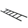 LXLZYXSF 70.8/68.8/67/65/63/61/59 Inch Tall Bunk Ladder Black Elevated Bed Ladder with Hooks, Floor Stand Twin Loft Bed Ladder for Rv (Size : 175cm/68.8inch) view 1