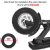 10 inch Scooter Tire, 10'' Electric Scooter Tire & Inner Tube (1 Set), Off Road City Road Tire 10in Inflatable Tyre for 255x80 Electric Scooter - Rim Size 6 Inches view 3