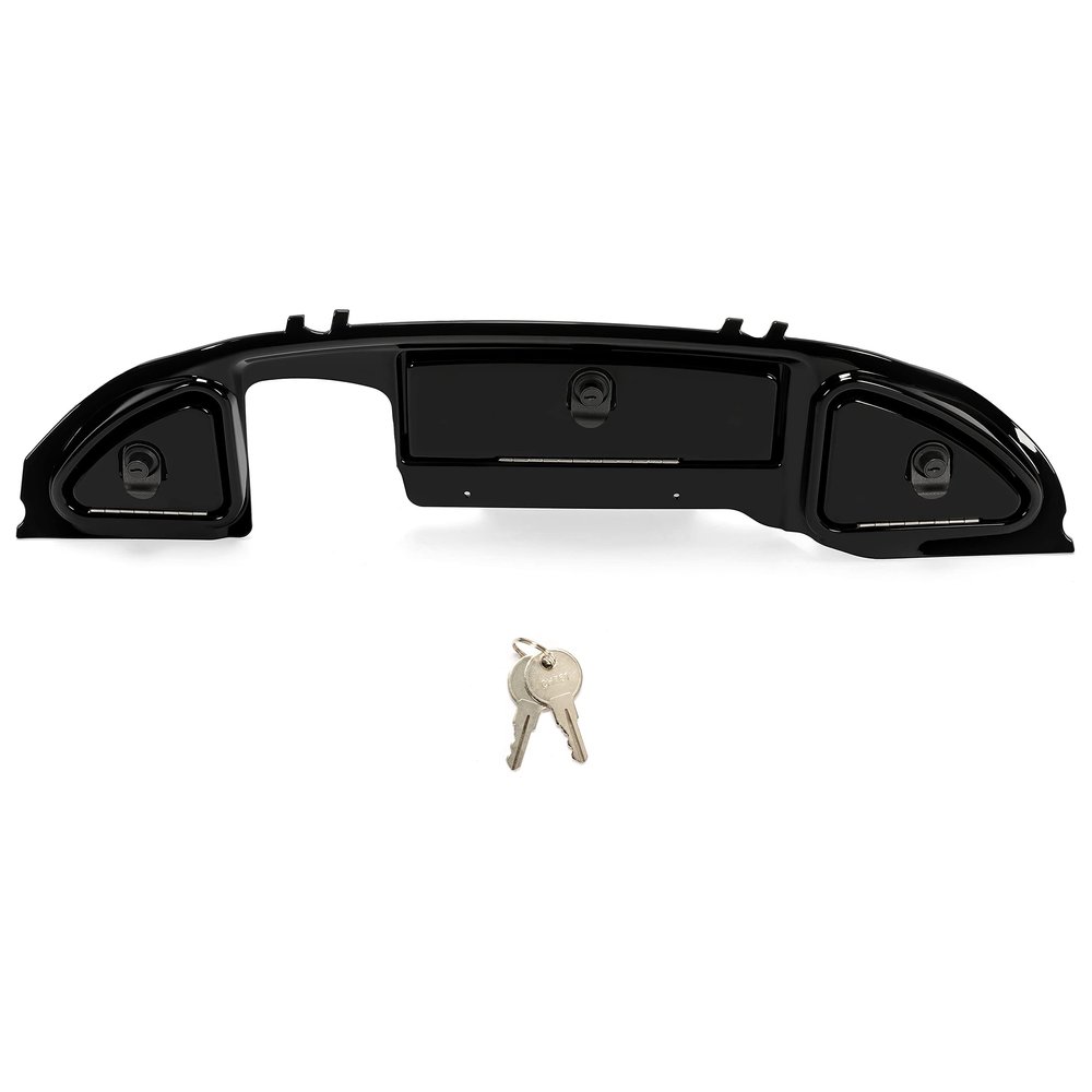 HECASA Dash Cover Compatible with 2008.5-Up Club Car Precedent Tempo Onward Golf Cart Black Painted Dash Assembly Dash Board Replacement Kit