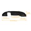 HECASA Dash Cover Compatible with 2008.5-Up Club Car Precedent Tempo Onward Golf Cart Black Painted Dash Assembly Dash Board Replacement Kit view 2
