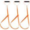 Oudain 3 Pcs Deer Drag Rope with Grip Handle, Harness Deer Tow Strap Orange Durable Safety Puller Hunting Accessories for Men view 1