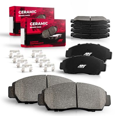 APF Front and Rear Brake Pads for 2000-2005 Chevrolet Monte Carlo