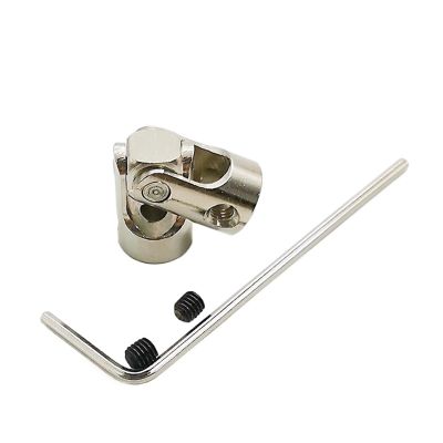 Universal Joints Metal Universal Shaft Coupling Steering Joint Universal Connector Toy Car Boat Model DIY Accessory (Many Size Available) for connecting model cars, model ships, robots, et