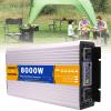 BEZAX Pure Sine Wave Power Inverter 3000W 4000W 5000W 6000W 8000W Converter DC 12V/24V/48V/60V to 110V 220V 230V 240V AC Outlets Inverter for Travel Trip,8000W-48Vto220V view 1