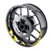 MC MOTOPARTS Yellow Wheel Rim Stripe Stickers SP13 Compatible with TUONO 1000 02-05 04 03 view 1