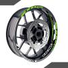 MC MOTOPARTS Green Wheel Rim Stripe Stickers SP13 Compatible with CB 599 / CB600 HORNET 98-06 05 04 view 4
