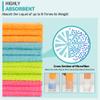 HOMERHYME Microfiber Cleaning Cloth, 12 Pack Cleaning Rags, 12" x 12" Microfiber Towel, Lint Free Non-Abrasive Dusting Cloth, Microfiber Towels for Cars Kitchen Garage House Office view 4