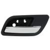 GFJEF Interior Door Handler Rear Driver Left Side Chrome Black 81192 Compatible with 2007-2013 for Tahoe Replace 15939073, 1pcs view 1